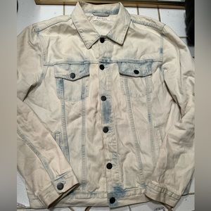 Pacsun Men's Denim Jacket in Tie-dye Colorway Size L